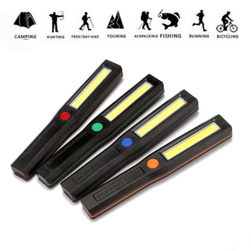 FA-320 Portable COB LED Rechargeable Magnetic Flashlight 24pcs
