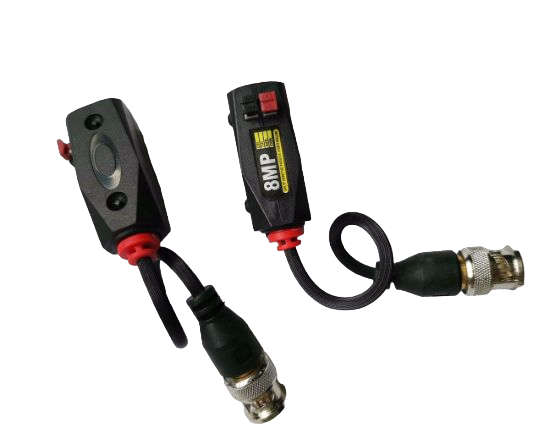 Split 8MP HD Video Balun For CCTV Camera