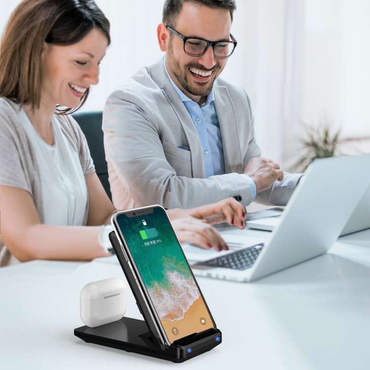 Aerbes AB-SJ07 Multifunctional Wireless Charging Station For Phone, Airpods 15W