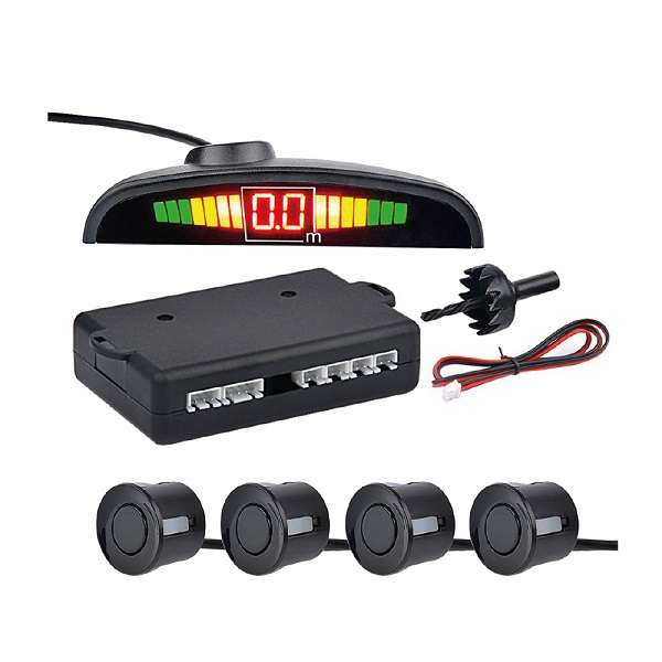 PZ300 Car Reverse Parking Radar 4 Sensor Security System
