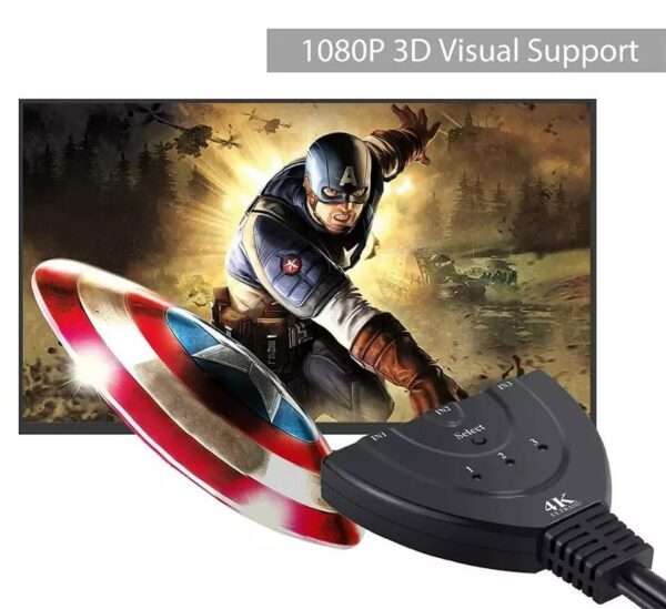 SE-LH3-1 HDMI Switch 1080P 3-in-1 Switcher