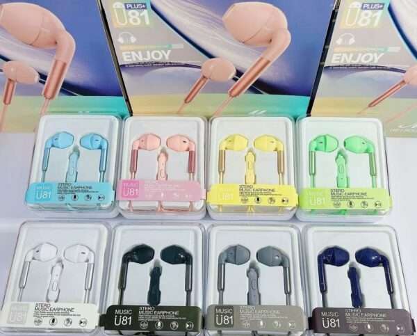 U81 Music Stereo Earphones