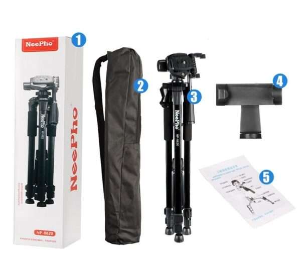 NP-8820 Neepho SLR Camera Mobile Phone Live Photography Portable Tripod