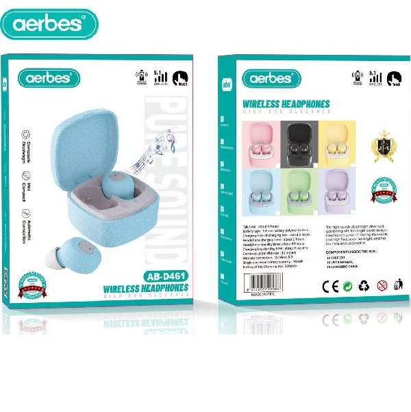 Aerbes AB-D461 High-End Elegant Wireless Bluetooth 5.0V Headsets