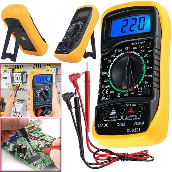 JG20375101 LCD Mini Digital Multimeter Testing Tool DT850L