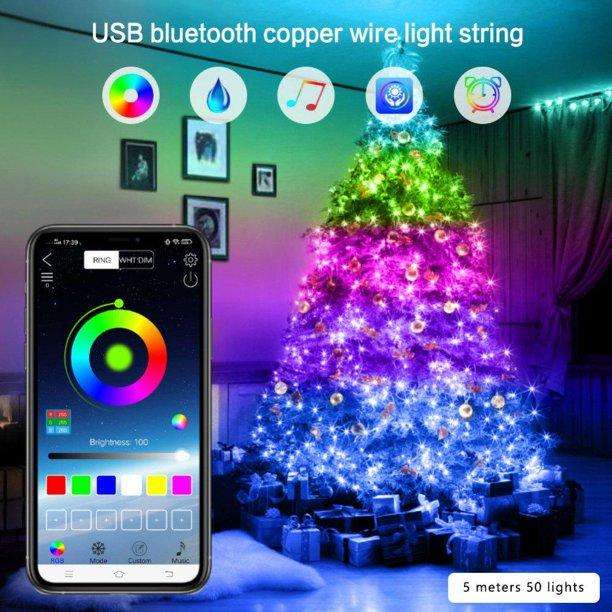 SE 5M Bluetooth RGB Light Tree Decor With App Control