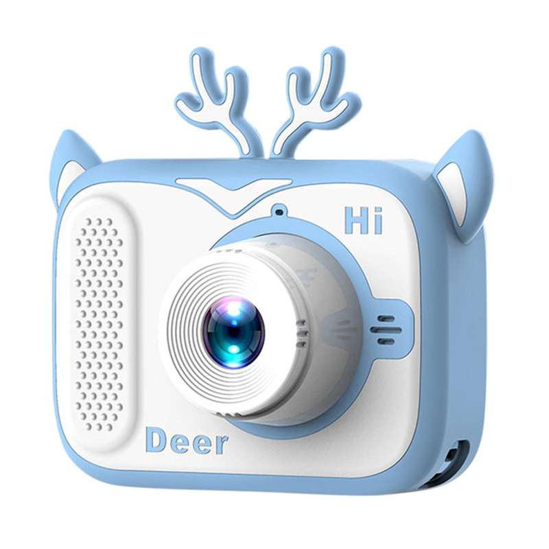 Deer Kids Image And Video Camera With Lanyard 5 Built In Games