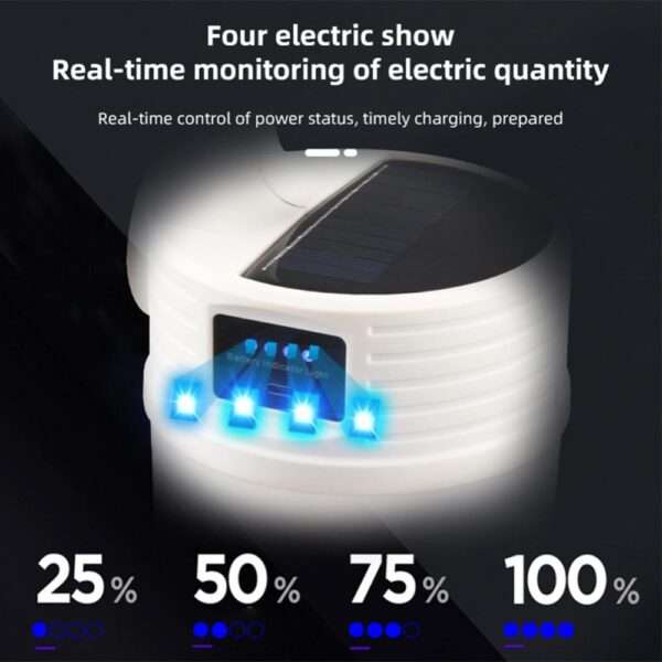 FA-518 Portable Rechargeable Solar Powered  Camping Lamp