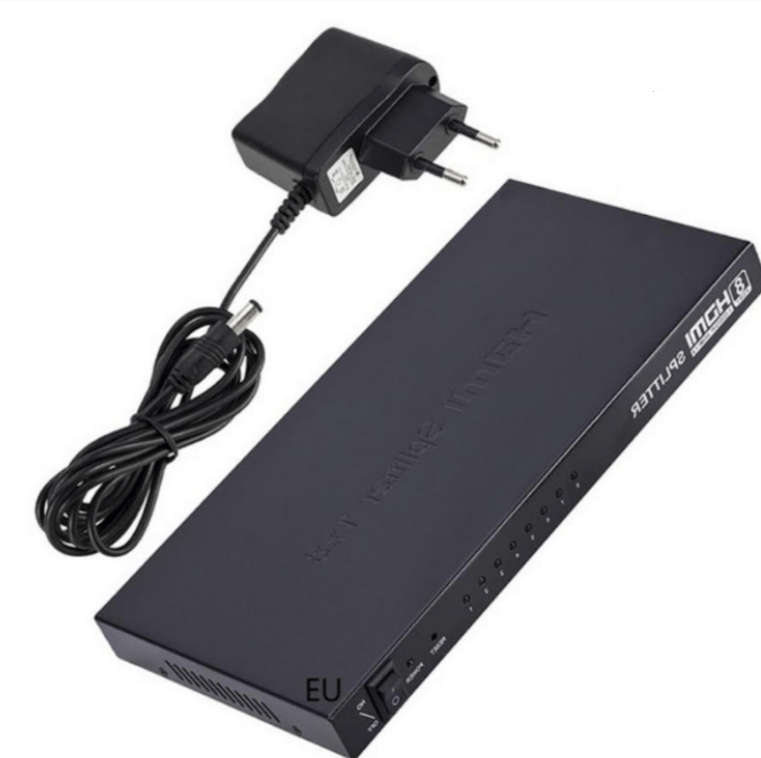 SE-L67  HDMI Splitter With 8 Ports UHD 4K x 2K