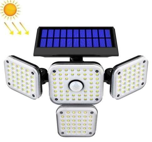 FA-1765A Solar Powered Sensor Wall Light 144 LED