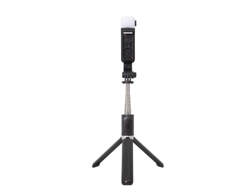 Treqa-04 LED Selfie Stick Tripod Stand With Bluetooth Remote