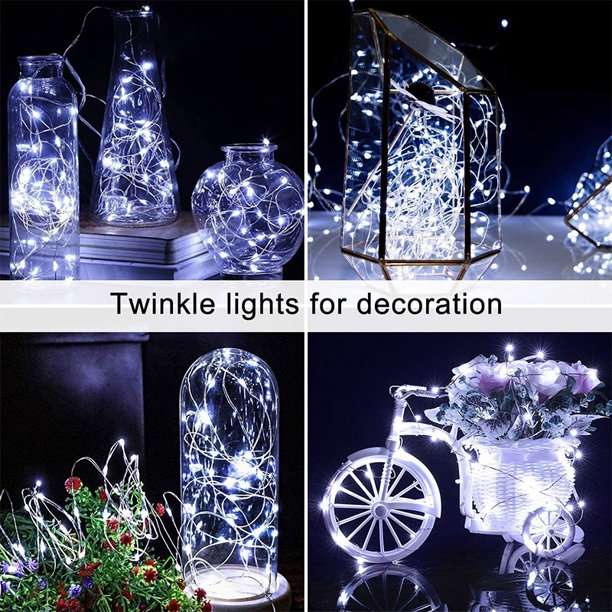 ZYF-D241 Solar Powered Copper Wire Fairy Light 100 LED White 10M