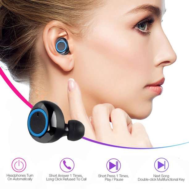 Aerbes AB-D519 True Wireless Bluetooth V5.0 Smart Touch Earphone