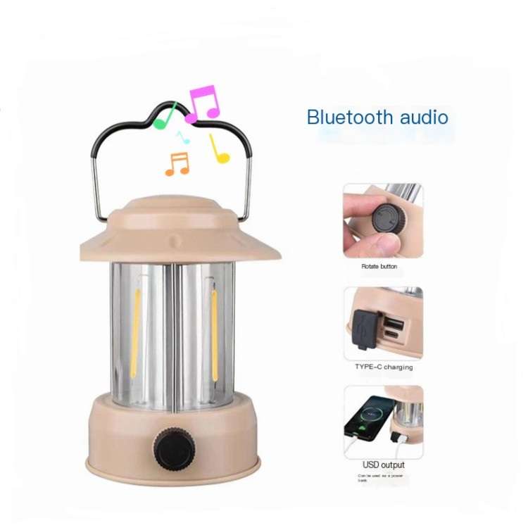 FA-YD45 Rechargeable Bluetooth Speaker Camping Light &amp; Power Bank