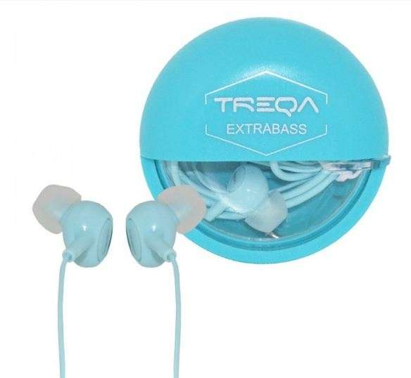 Treqa EP-727  Extra Bass Earphones in Storage Box