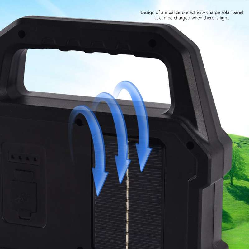 FA-XF-528A Rechargeable Solar Powered Portable COB Light