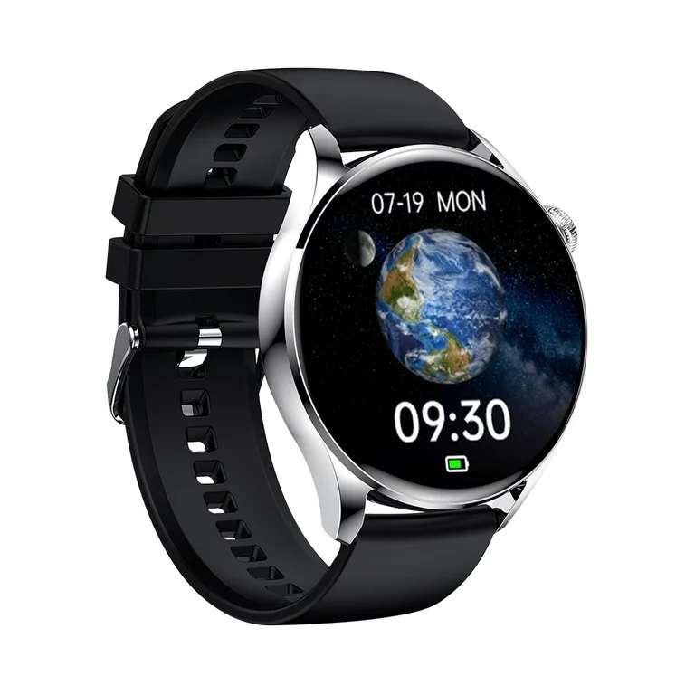 Wolulu AS-50251 Bluetooth Smart Watch With HryFine App and Bluetooth Speaker