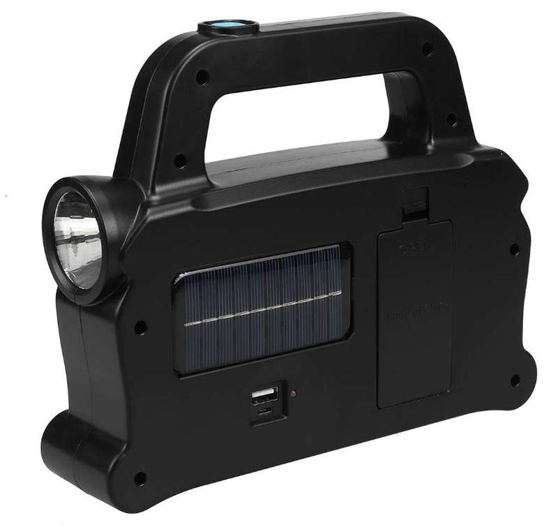 FA-6168 Hurry Bolt Solar Powered Work Light With USB Charging Function