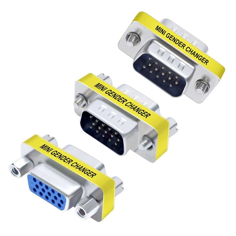 VGA Male to Female Gender Changer Pack of 100