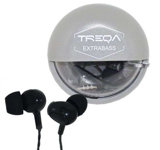 Treqa EP-727  Extra Bass Earphones in Storage Box
