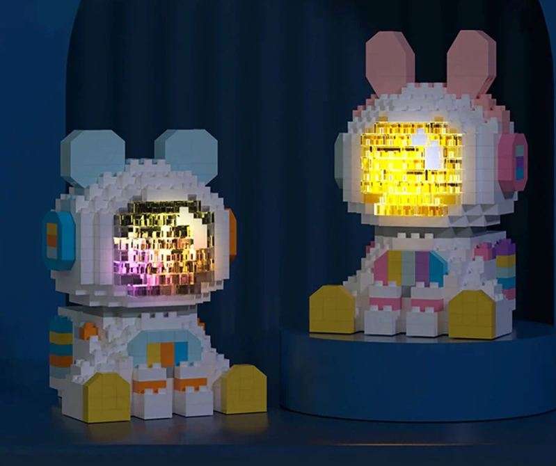 6011 Andy 520PCS Space Blocks With LED Light
