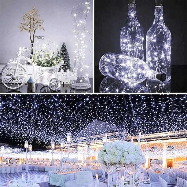 ZYF-D241 Solar Powered Copper Wire Fairy Light 100 LED White 10M
