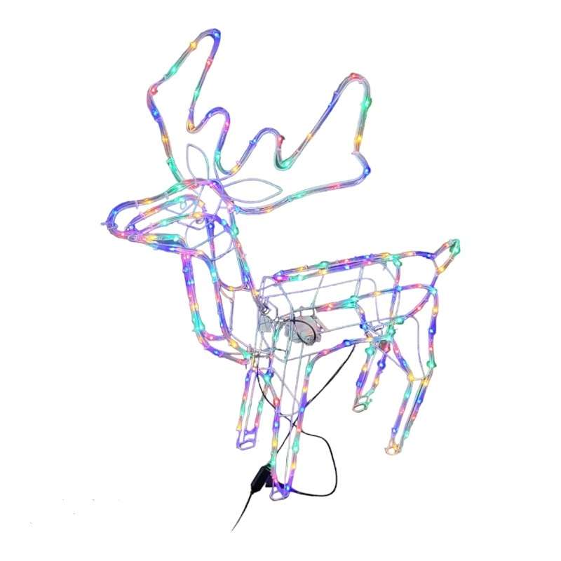 ZYF-D107 Fold Up RGB Reindeer Christmas Patio Light With Moving Head