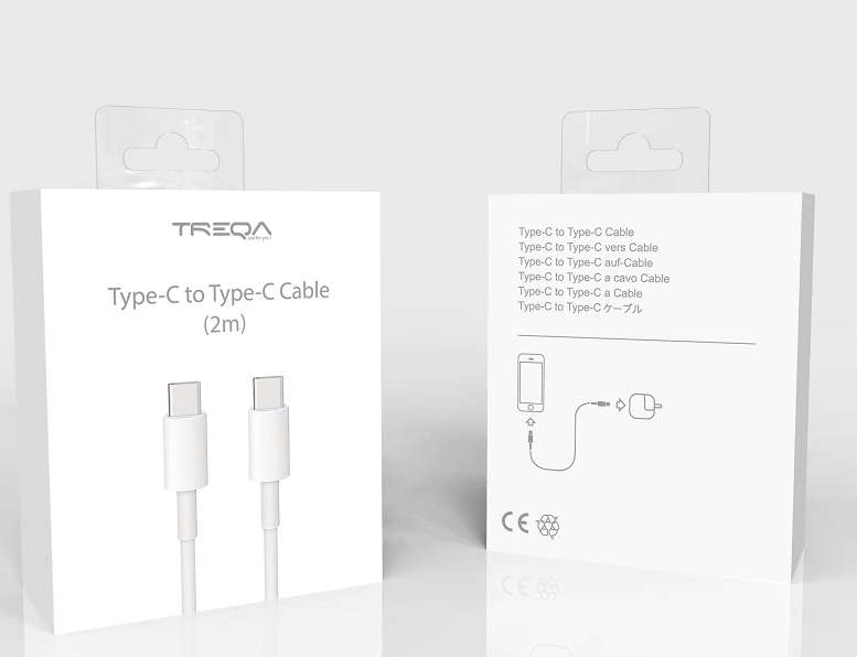 Treqa CA-3015 Type C to Type C Cable Charger 3M