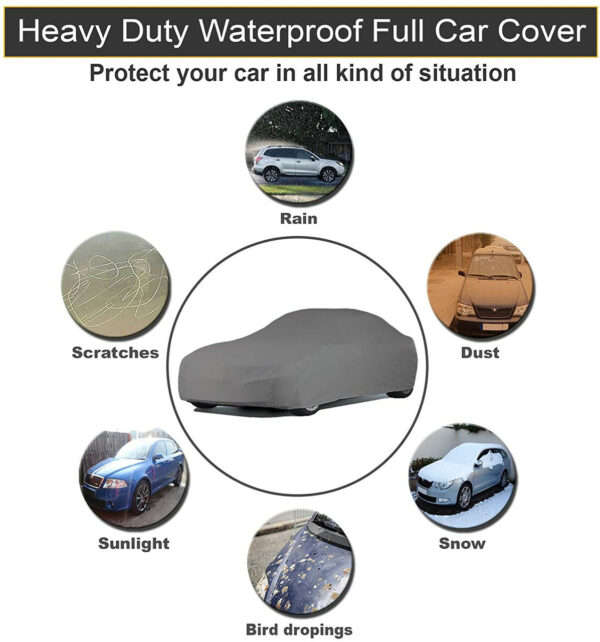 Jiageng JG20375141 Car Cover  XXL Ultra-lite PEVA Material 580 x 175 x 120cm