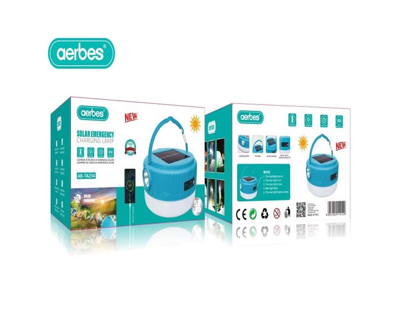 Aerbes AB-TA234 Multifunctional Rechargeable Solar Camping Light