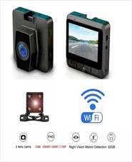 V5 Wifi Dash Board Camera with Reverse Camera