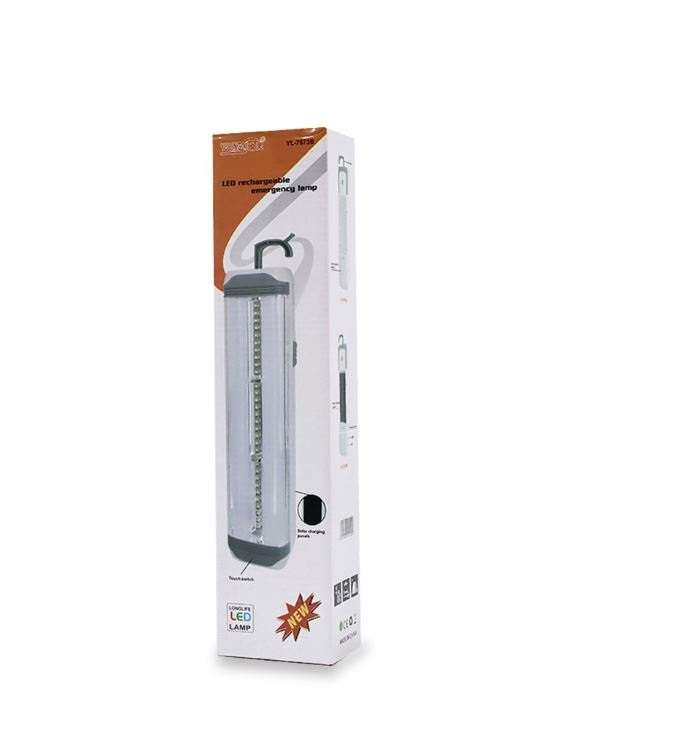 FA-7673B Solar Powered LED Rechargeable Emergency Lamp