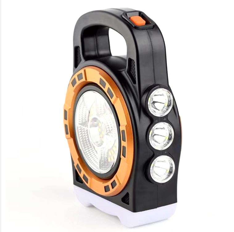 FA-6678L 20W Solar Powered Portable LED Light With 3 Light Sources and USB Charging