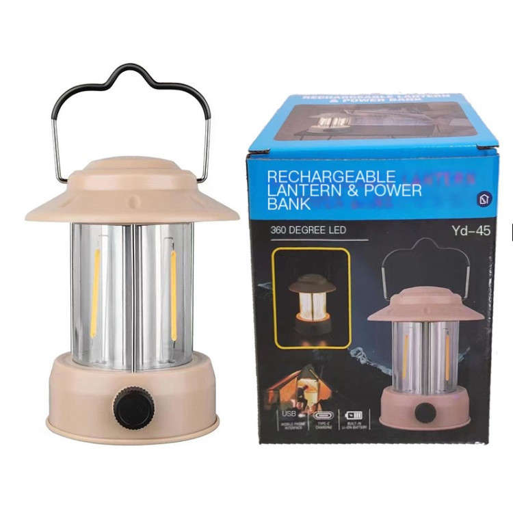 FA-YD45 Rechargeable Bluetooth Speaker Camping Light &amp; Power Bank