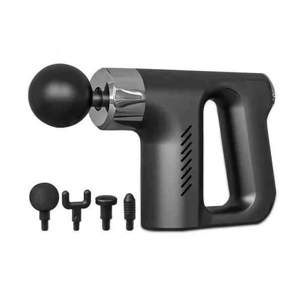 Aorlis AO-77942 Rechargeable Adjustable 5 Speed Electric  Massage Gun 4 In 1