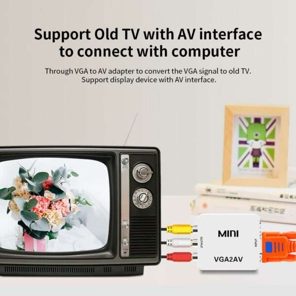 VGA To AV Converter Adapter