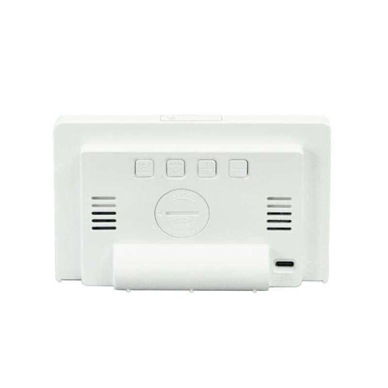 DS-6627 LED Digital Alarm Clock With Temperature + Day And Month Settings