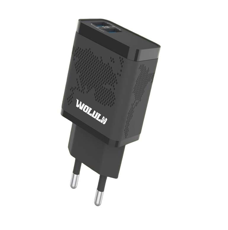 Wolulu AS-51393 Dual USB Wall Charger 2.1A