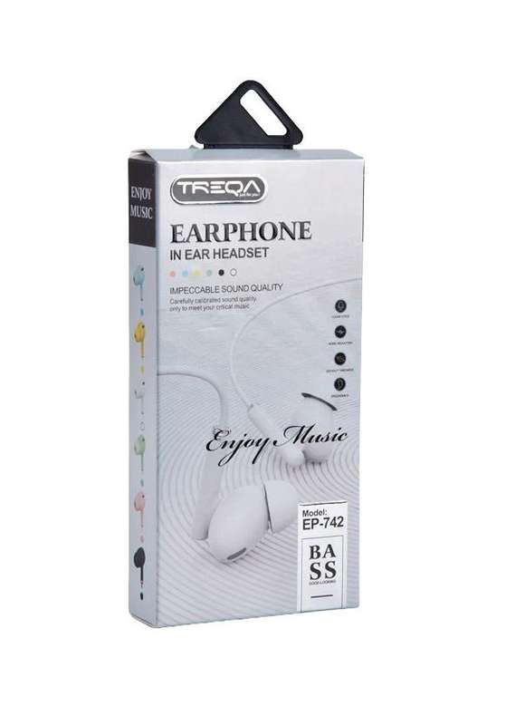 Treqa EP-742 In Ear Earphones 3.5mm
