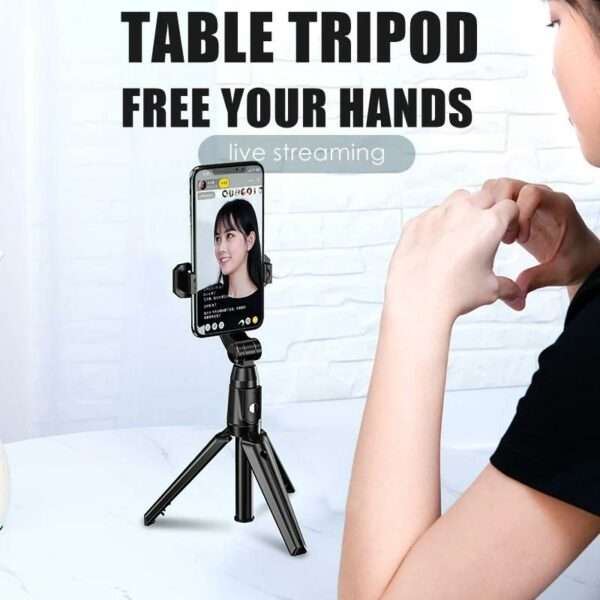 K21 Foldable Bluetooth Selfie Stick Tripod