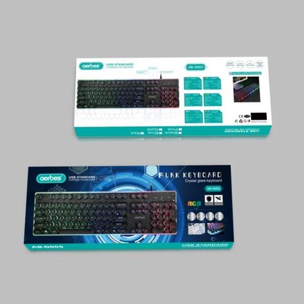 Aerbes AB-D005 USB Corded Punk Keyboard With Backlight Function