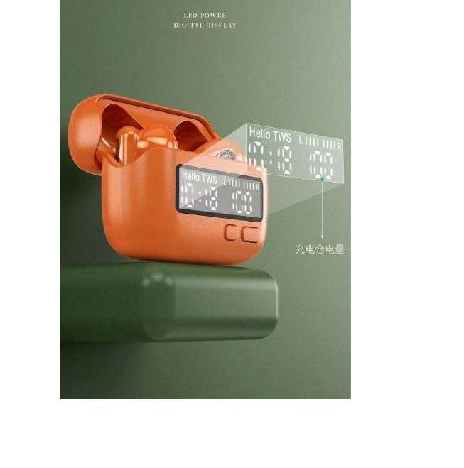 AH-807E BPG TWS Earphones With Clock Stopwatch BT 5.2