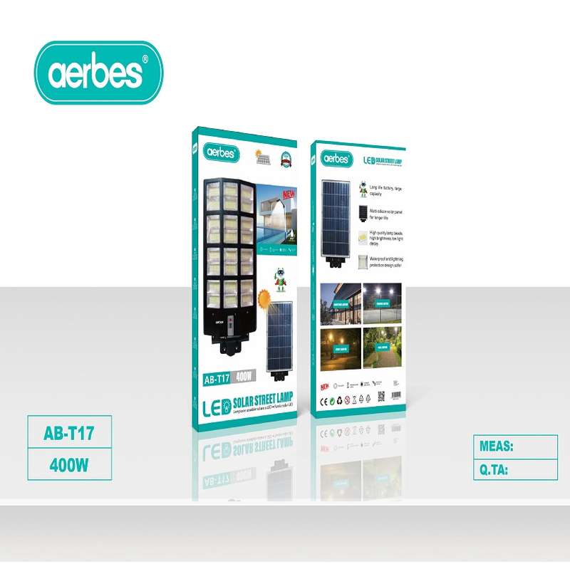 Aerbes AB-T17 Solar Powered Waterproof Street Light  400W