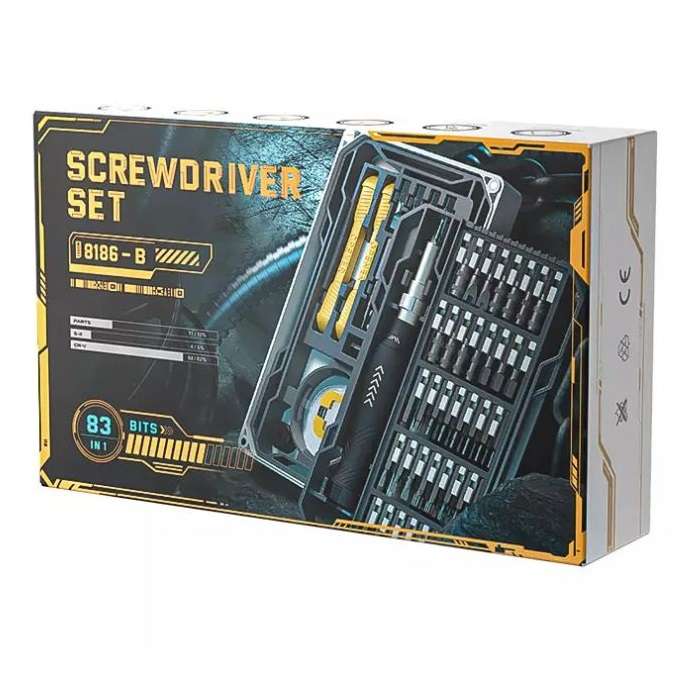 JM-8186-B 83 In 1 Multifunctional Precision Screwdriver Tool Set
