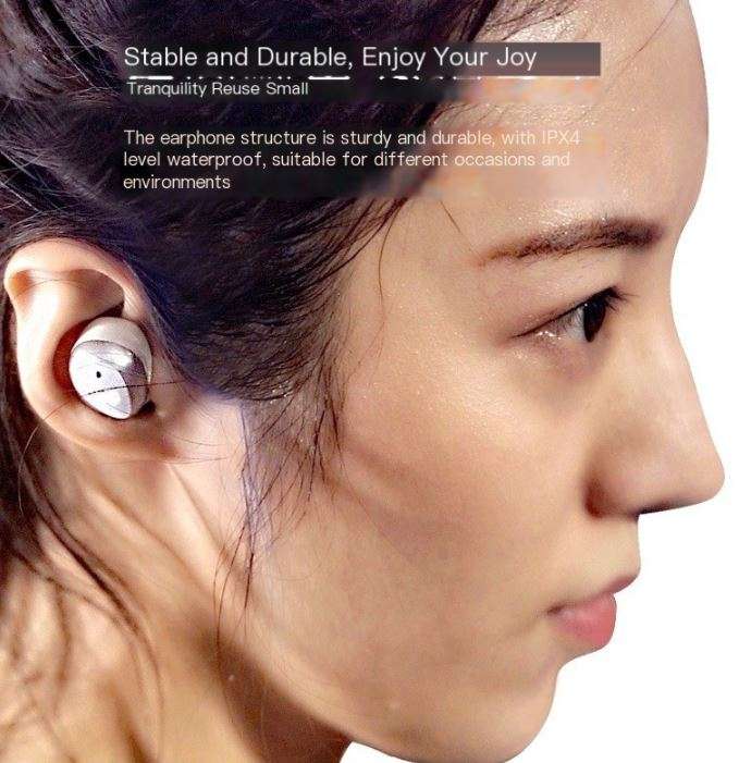 Aerbes AB-D521 Wireless Bluetooth V5.0 Smart Touch Earphone