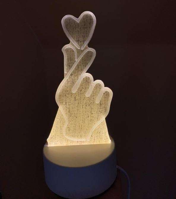 SE-131 3D Tri-colour 3D Luminous Acrylic Board Night Light