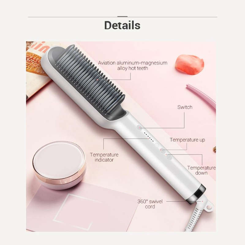 Aorlis AO-49934 Electric Hair Straightener Comb Brush 34W