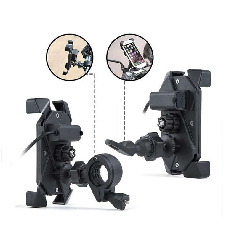 924  Bicycle Mobile Phone Holder With USB Charging Port