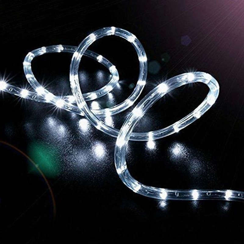 ZYF-72 Waterproof LED Silicone Tube Light White 220V 10M