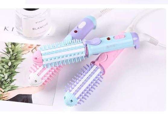 Aerbes AB-J209  Mini Curling Iron Brush